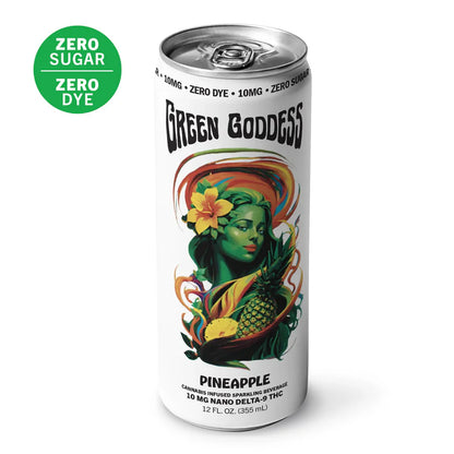 Green Goddess 10 MG Nano Delta-9 THC Zero Sugar Beverage | Pineapple