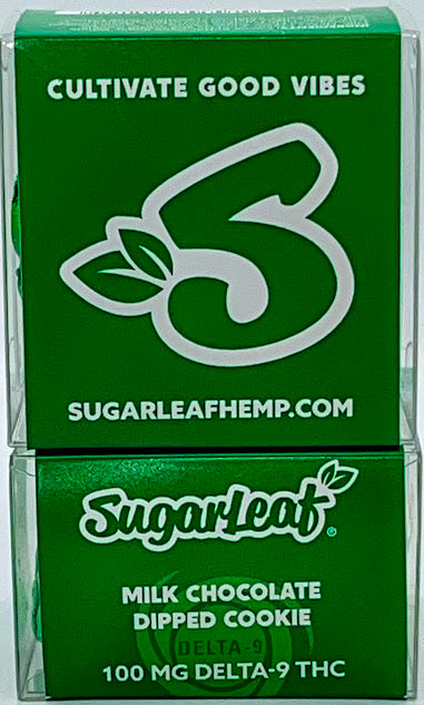 Sugarleaf Dipped Cookie 100mg Delta 9 THC