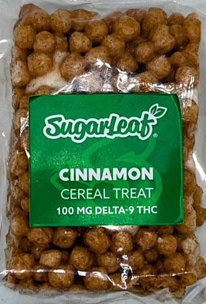 Sugarleaf Cereal Treat 100mg Delta 9 THC